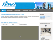 Tablet Screenshot of fika.fr